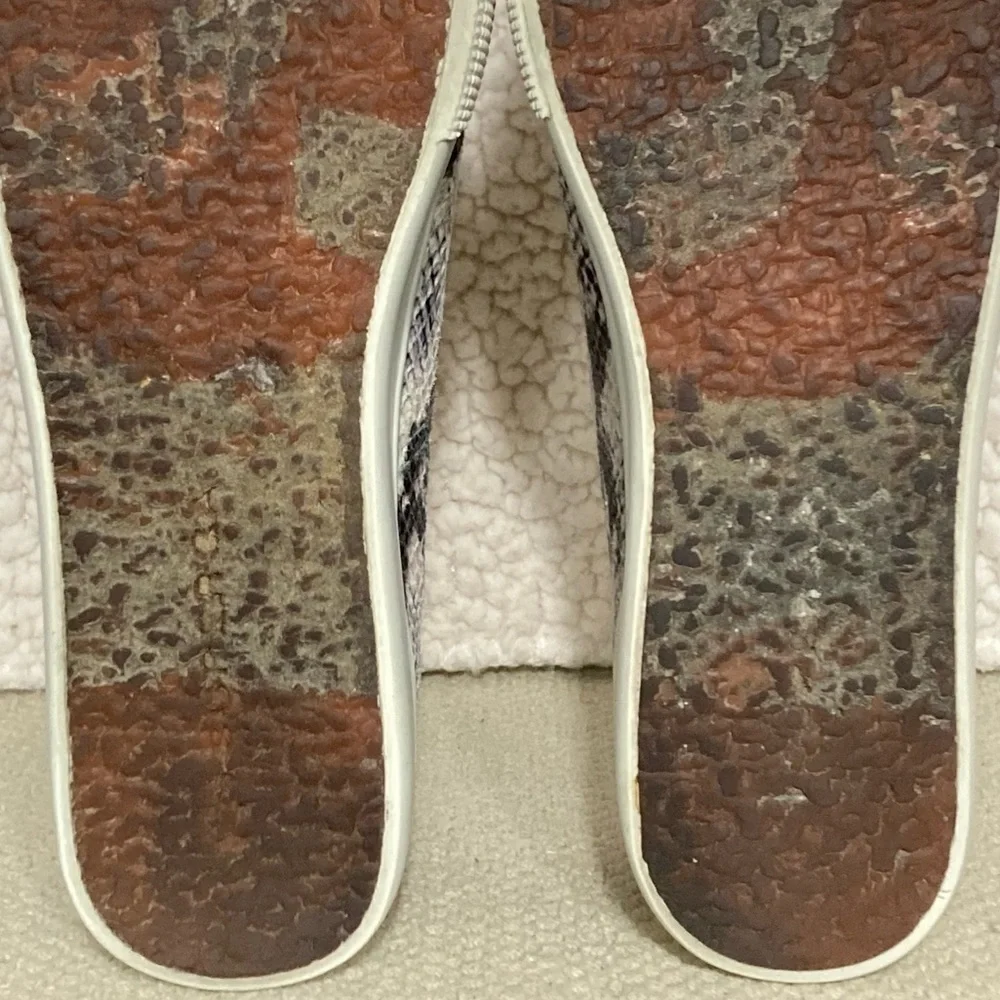 Superga Unisex Snake Print Platform Sneakers Shoes Size US Men's 5 & Womens 6.5